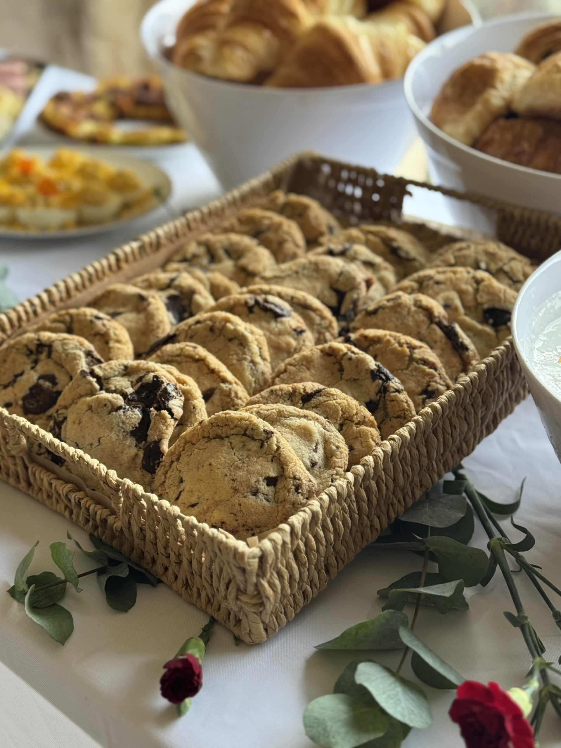 Plateaux repas en livraison : cookies maison et douceurs